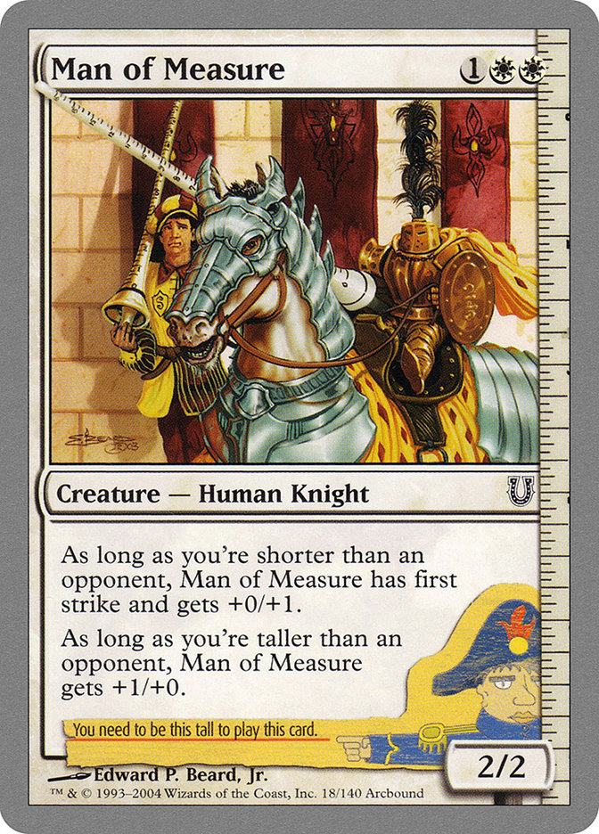 Man of Measure [Unhinged] | Card Merchant Takapuna