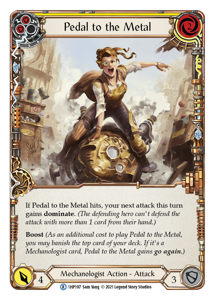 Pedal to the Metal (Yellow) [1HP197] (History Pack 1) | Card Merchant Takapuna
