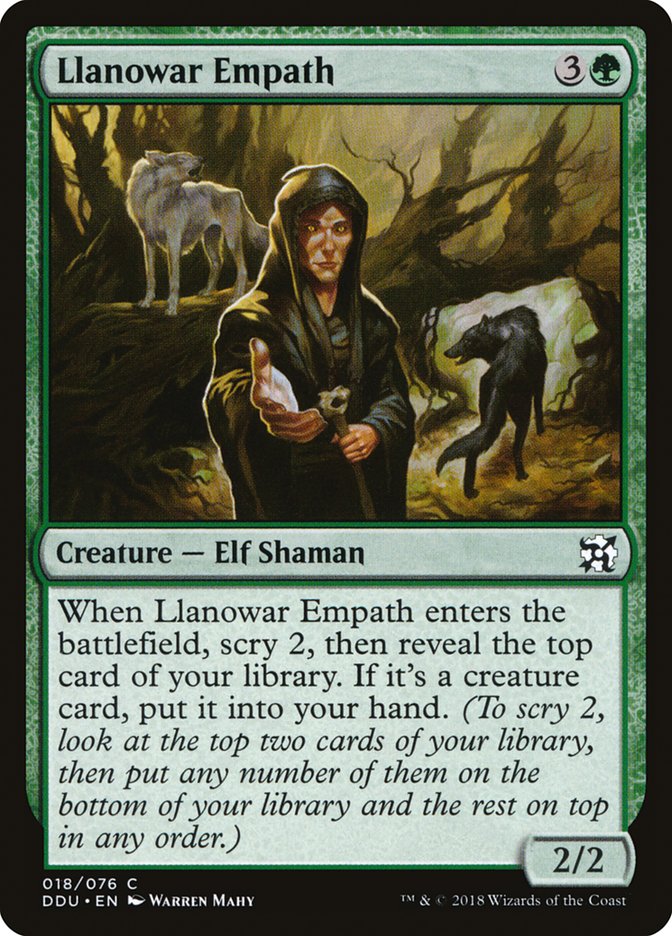 Llanowar Empath [Duel Decks: Elves vs. Inventors] | Card Merchant Takapuna