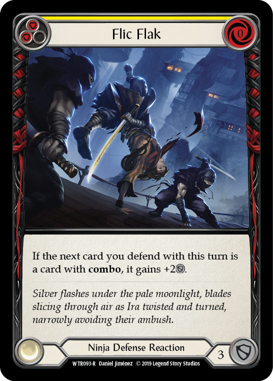 Flic Flak (Yellow) [WTR093-R] (Welcome to Rathe)  Alpha Print Normal | Card Merchant Takapuna