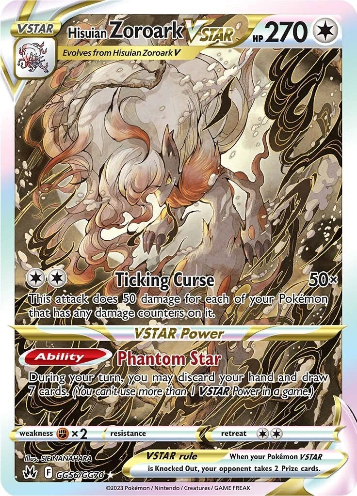 Hisuian Zoroark VSTAR (GG56/GG70) [Sword & Shield: Crown Zenith] | Card Merchant Takapuna