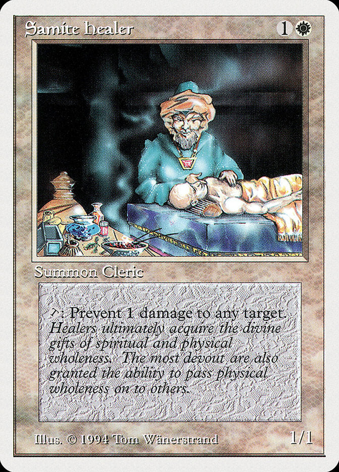 Samite Healer [Summer Magic / Edgar] | Card Merchant Takapuna