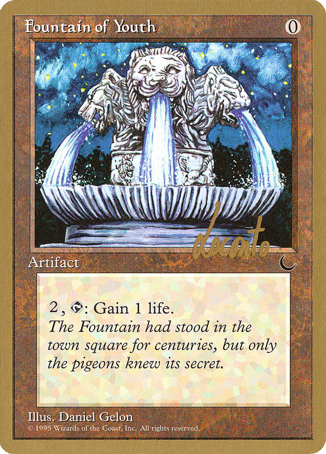 Fountain of Youth (Michael Loconto) [Pro Tour Collector Set] | Card Merchant Takapuna