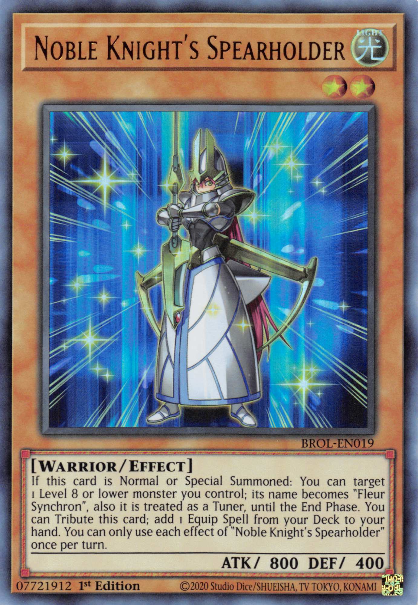 Noble Knight's Spearholder [BROL-EN019] Ultra Rare | Card Merchant Takapuna