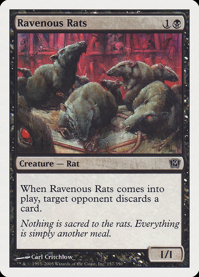 Ravenous Rats [Ninth Edition] | Card Merchant Takapuna