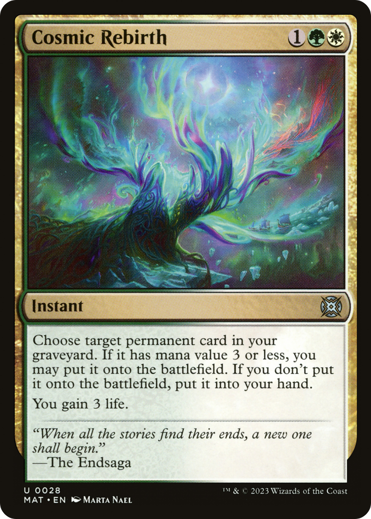 Cosmic Rebirth [March of the Machine: The Aftermath] | Card Merchant Takapuna