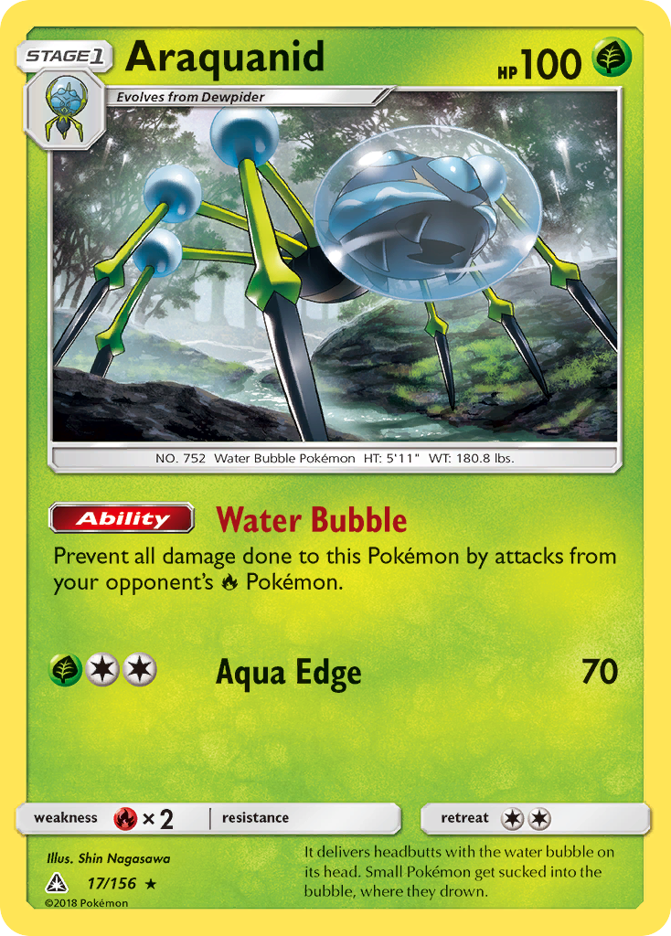 Araquanid (17/156) [Sun & Moon: Ultra Prism] | Card Merchant Takapuna