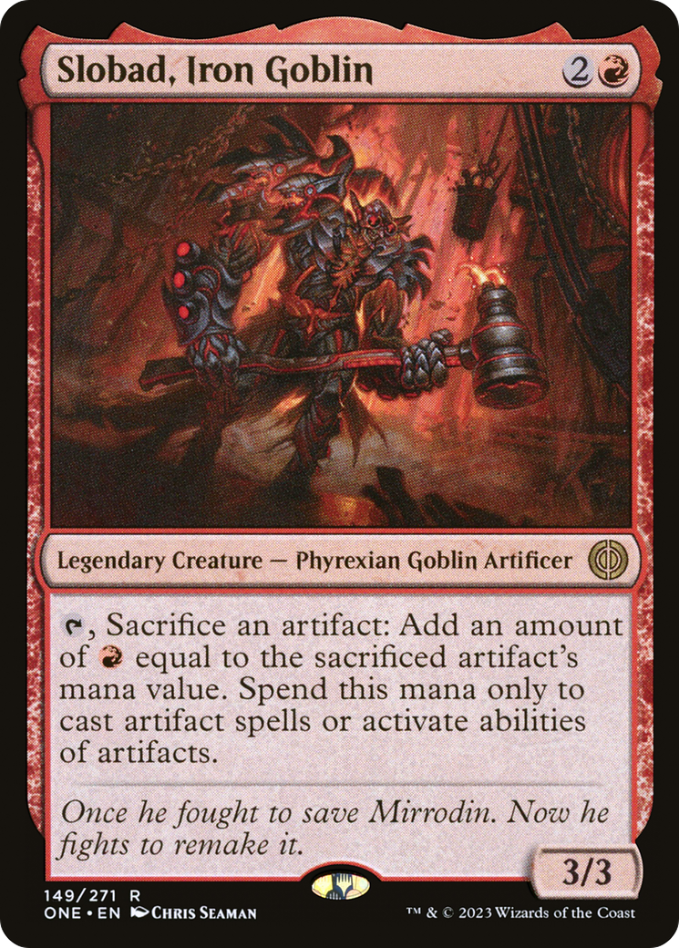 Slobad, Iron Goblin [Phyrexia: All Will Be One] | Card Merchant Takapuna