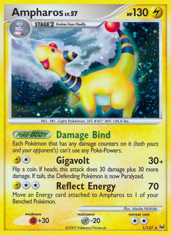 Ampharos (1/127) [Platinum: Base Set] | Card Merchant Takapuna