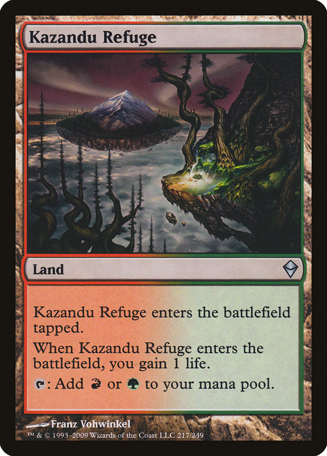 Kazandu Refuge [Zendikar] | Card Merchant Takapuna