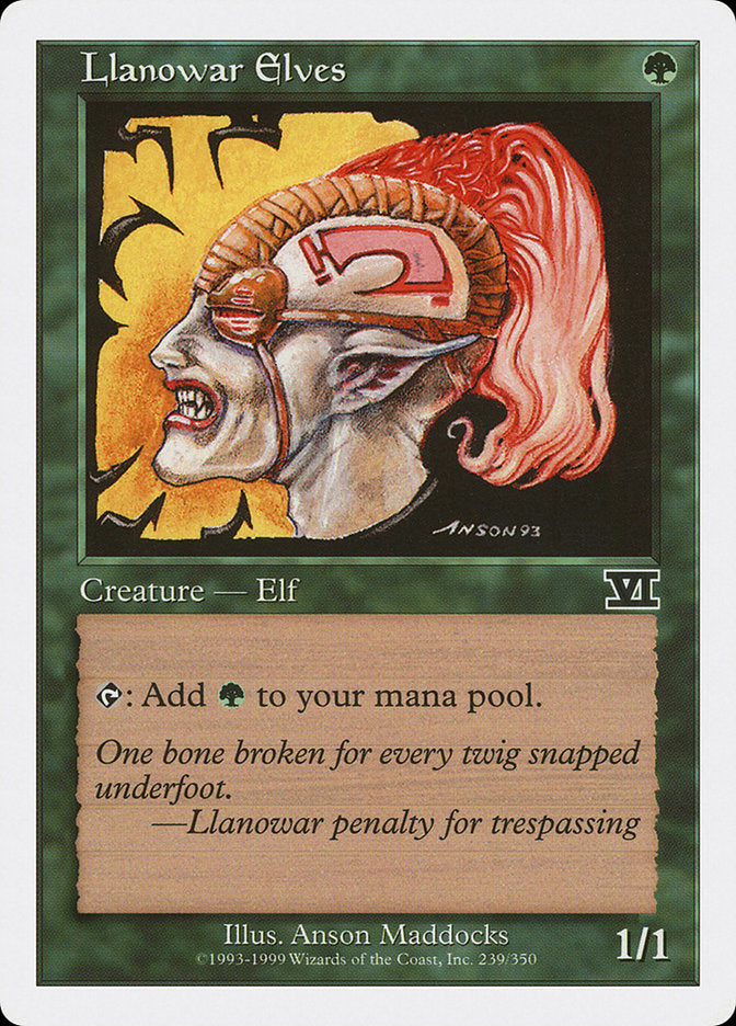 Llanowar Elves [Classic Sixth Edition] | Card Merchant Takapuna