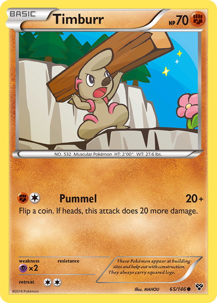 Timburr (65/146) [XY: Base Set] | Card Merchant Takapuna