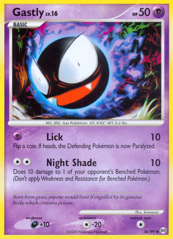 Gastly (36/99) [Platinum: Arceus] | Card Merchant Takapuna