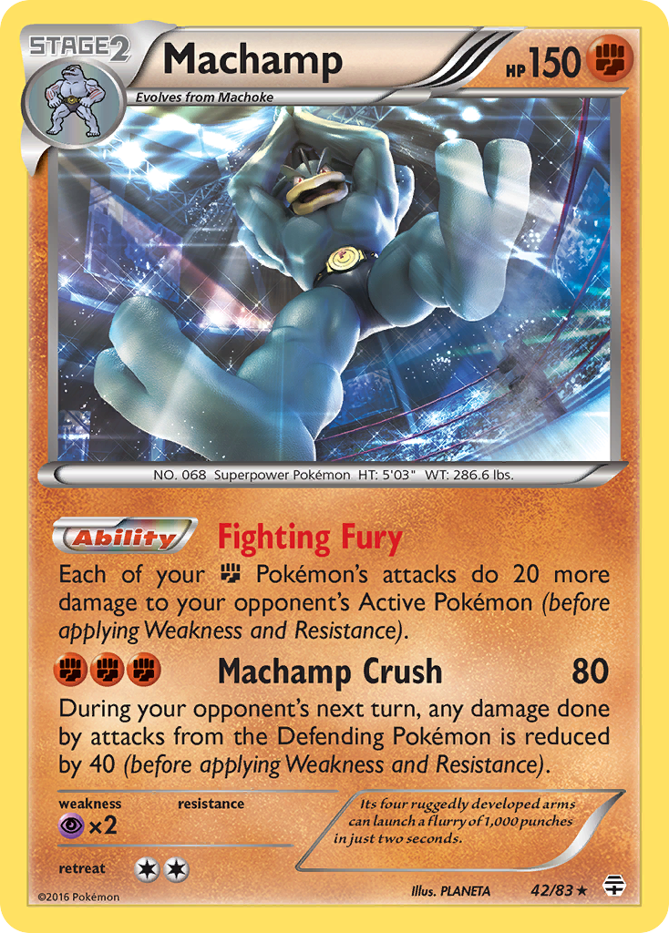 Machamp (42/83) [XY: Generations] | Card Merchant Takapuna