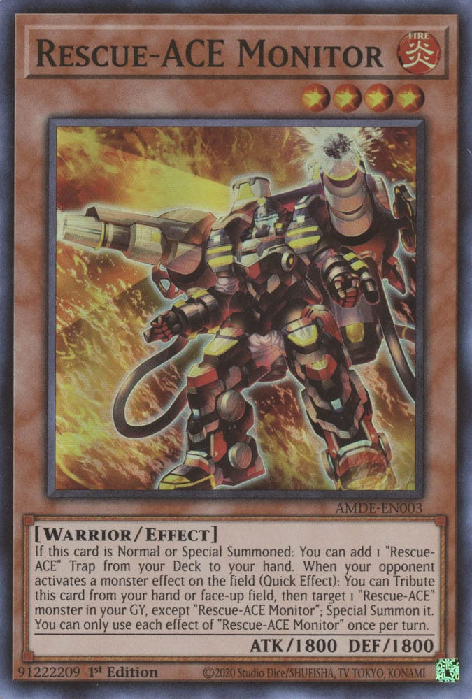 Rescue-ACE Monitor [AMDE-EN003] Super Rare | Card Merchant Takapuna
