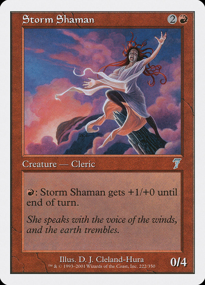 Storm Shaman [Seventh Edition] | Card Merchant Takapuna