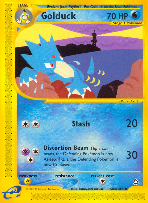 Golduck (50a/147) [Aquapolis] | Card Merchant Takapuna