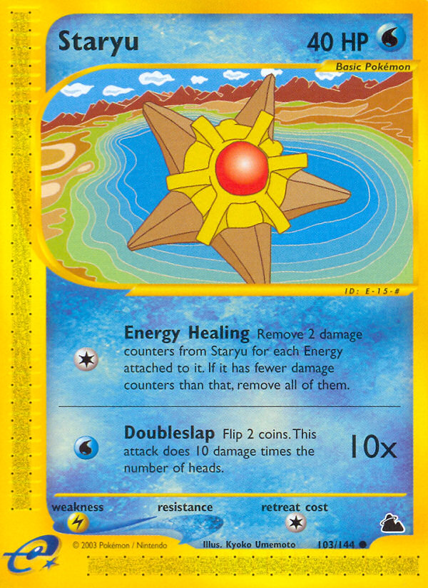 Staryu (103/144) [Skyridge] | Card Merchant Takapuna