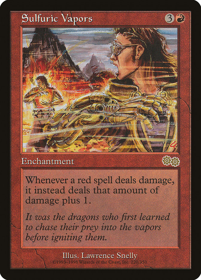 Sulfuric Vapors [Urza's Saga] | Card Merchant Takapuna