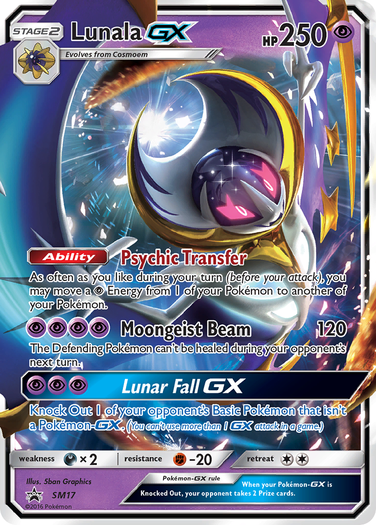 Lunala GX (SM17) [Sun & Moon: Black Star Promos] | Card Merchant Takapuna