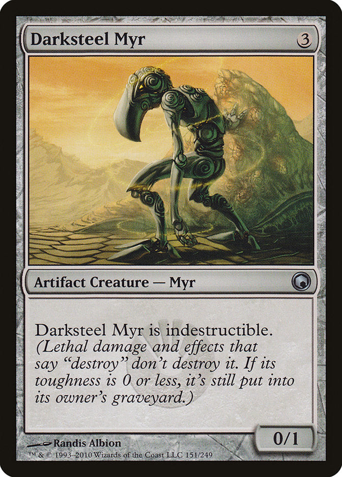 Darksteel Myr [Scars of Mirrodin] | Card Merchant Takapuna