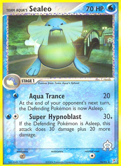 Team Aqua's Sealeo (16/95) [EX: Team Magma vs Team Aqua] | Card Merchant Takapuna