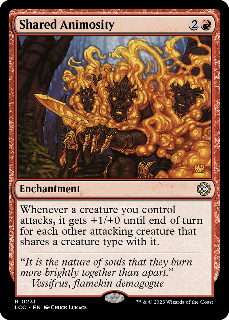 Shared Animosity [The Lost Caverns of Ixalan Commander] | Card Merchant Takapuna
