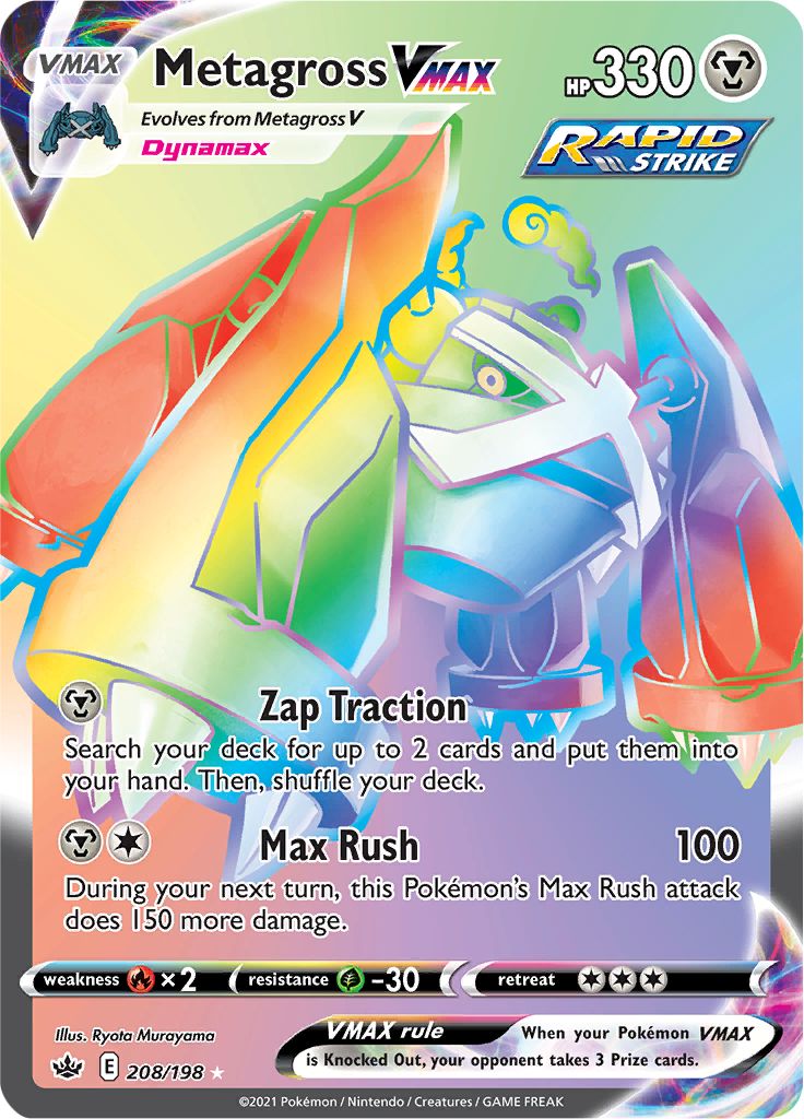 Metagross VMAX (208/198) [Sword & Shield: Chilling Reign] | Card Merchant Takapuna