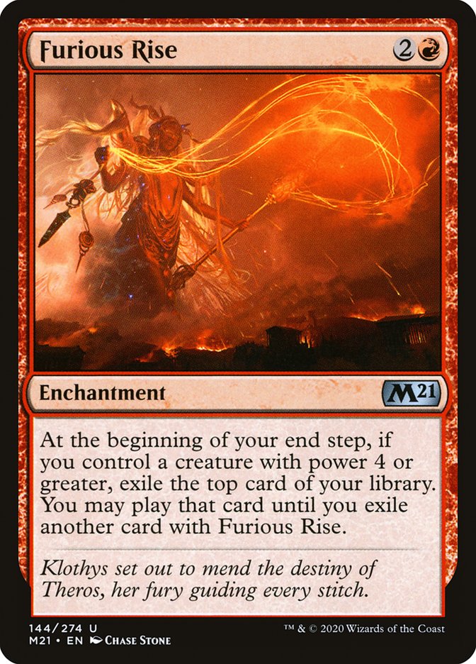 Furious Rise [Core Set 2021] | Card Merchant Takapuna