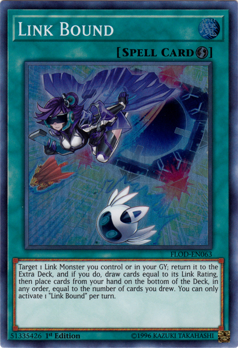 Link Bound [FLOD-EN063] Super Rare | Card Merchant Takapuna