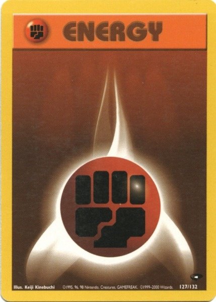 Fighting Energy (127/132) [Gym Challenge Unlimited] | Card Merchant Takapuna