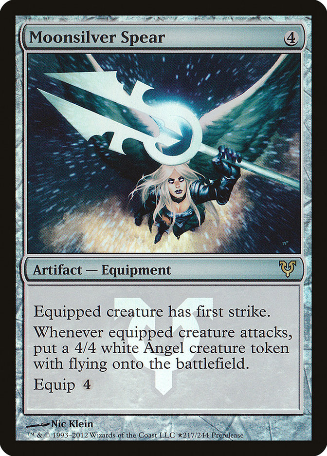 Moonsilver Spear [Avacyn Restored Prerelease Promos] | Card Merchant Takapuna
