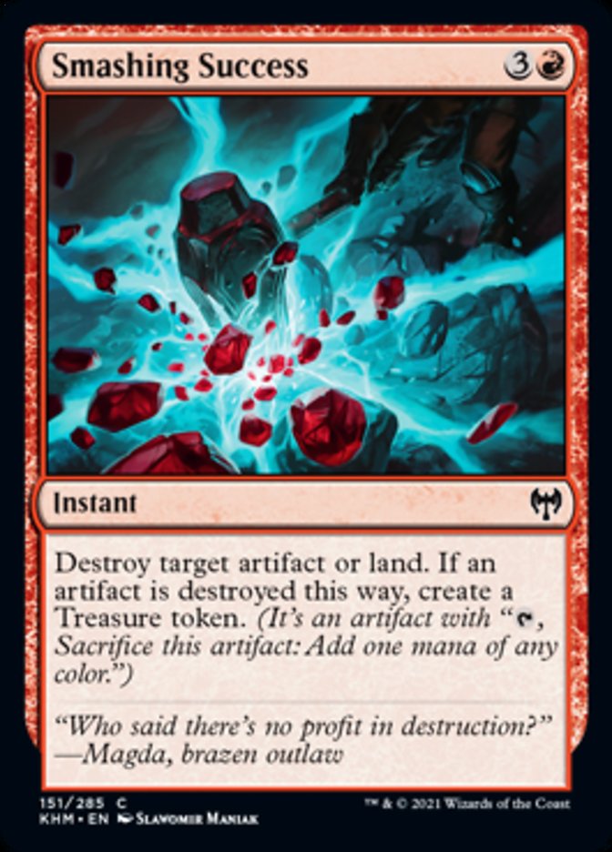 Smashing Success [Kaldheim] | Card Merchant Takapuna