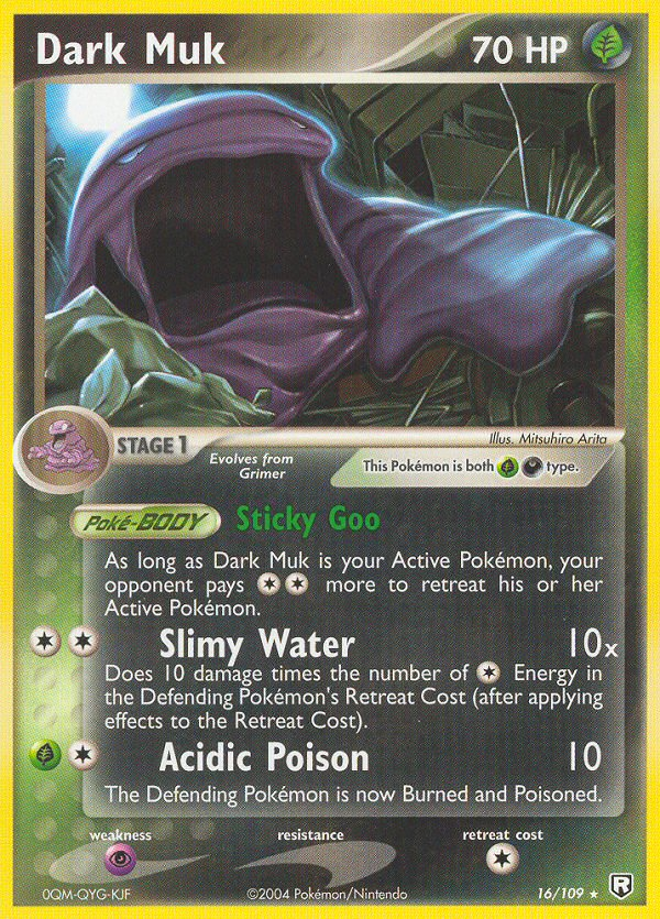 Dark Muk (16/109) [EX: Team Rocket Returns] | Card Merchant Takapuna