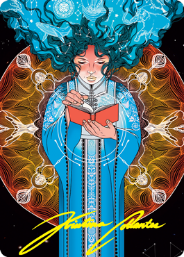 Memory Lapse Art Card (Gold-Stamped Signature) [Strixhaven: School of Mages Art Series] | Card Merchant Takapuna