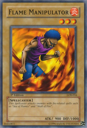 Flame Manipulator [LOB-016] Common | Card Merchant Takapuna