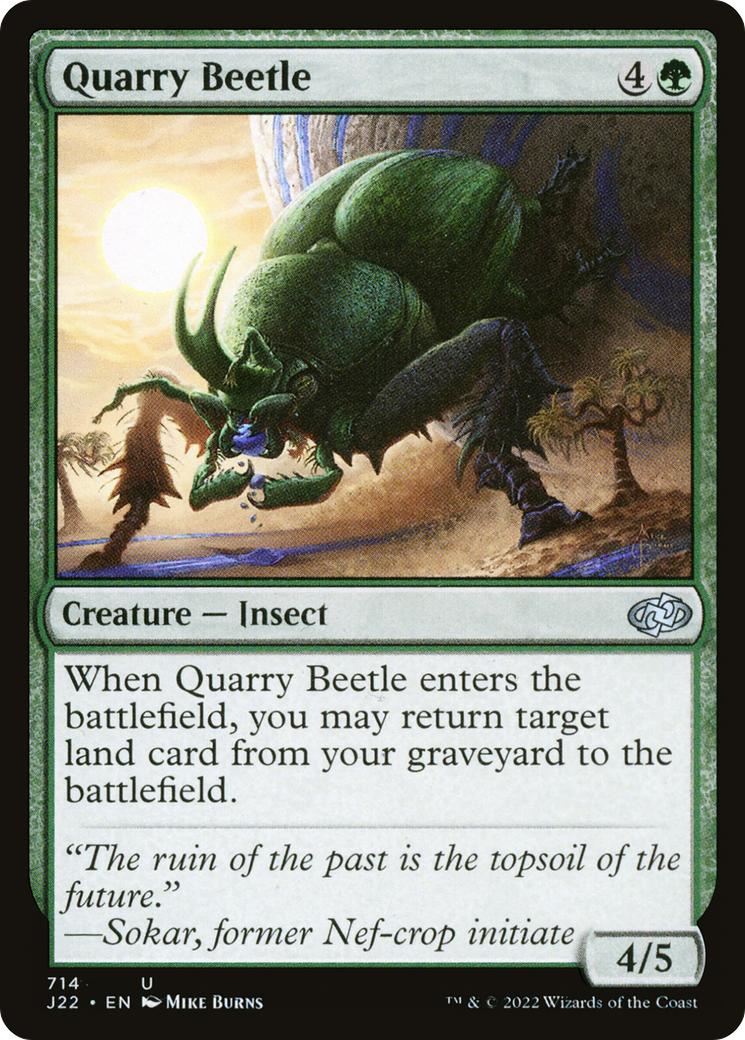 Quarry Beetle [Jumpstart 2022] | Card Merchant Takapuna
