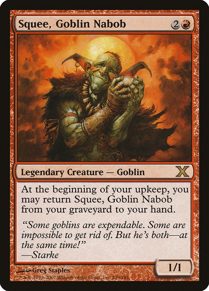 Squee, Goblin Nabob [Tenth Edition] | Card Merchant Takapuna