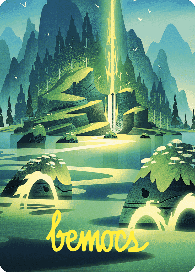 Leyline of Abundance Art Card (Gold-Stamped Signature) [Wilds of Eldraine Art Series] | Card Merchant Takapuna