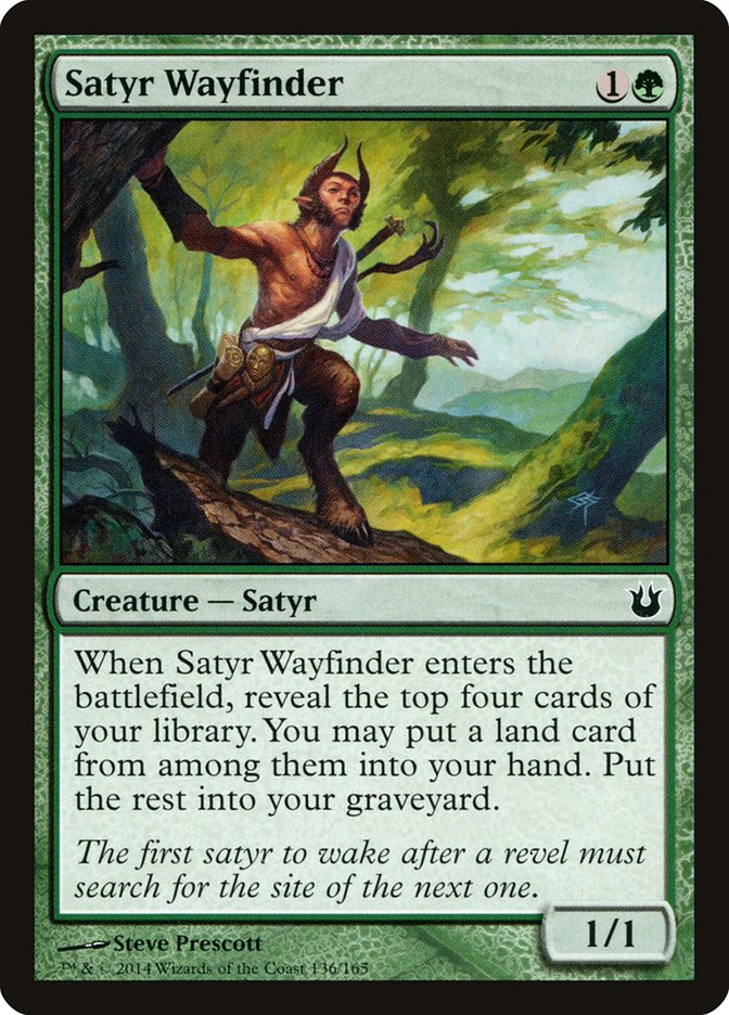 Satyr Wayfinder [Born of the Gods] | Card Merchant Takapuna