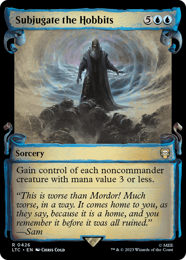 Subjugate the Hobbits [The Lord of the Rings: Tales of Middle-Earth Commander Showcase Scrolls] | Card Merchant Takapuna