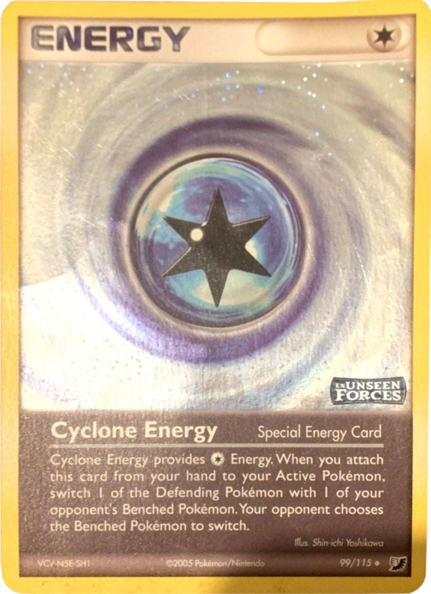 Cyclone Energy (99/115) (Stamped) [EX: Unseen Forces] | Card Merchant Takapuna