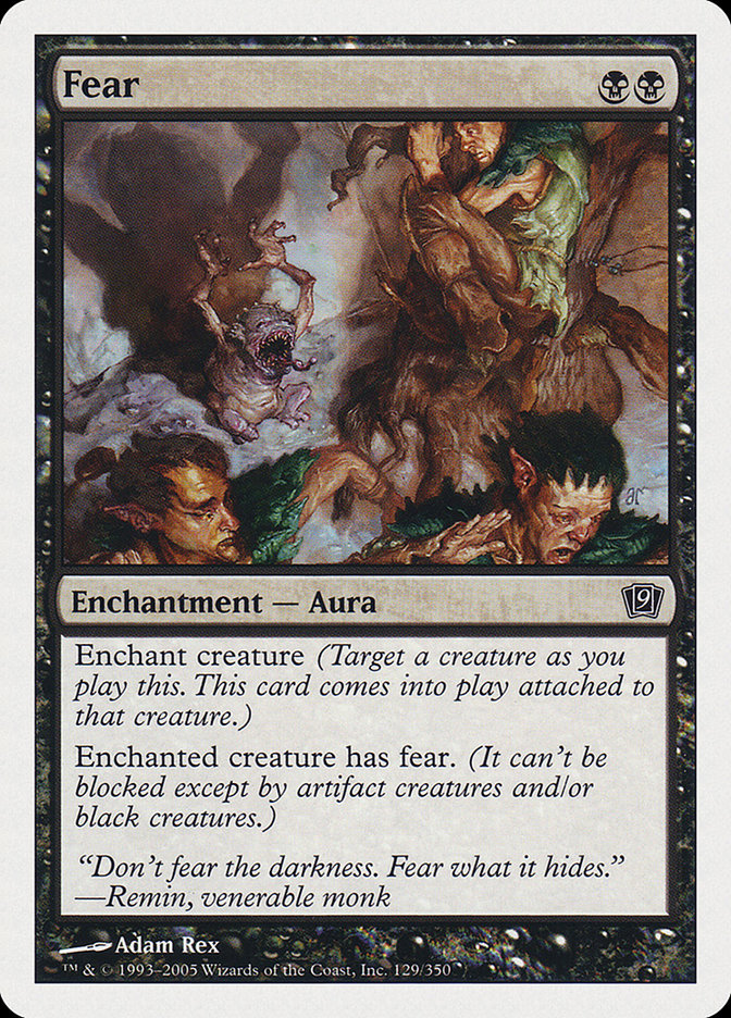 Fear [Ninth Edition] | Card Merchant Takapuna