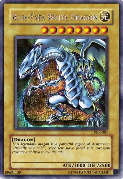 Blue-Eyes White Dragon (Power of Chaos: Kaiba the Revenge) [PCK-001] Secret Rare | Card Merchant Takapuna