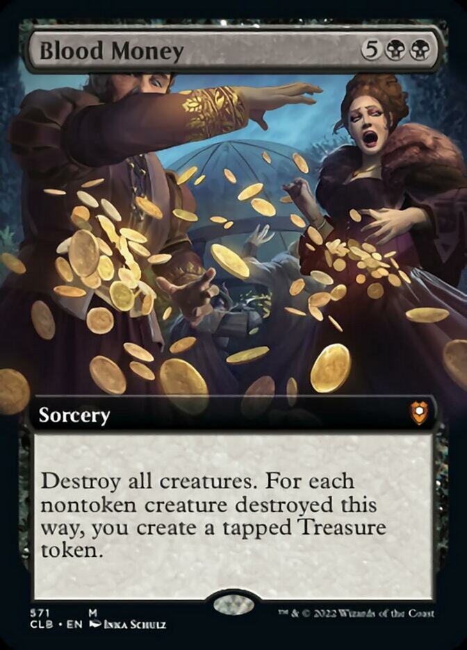 Blood Money (Extended Art) [Commander Legends: Battle for Baldur's Gate] | Card Merchant Takapuna