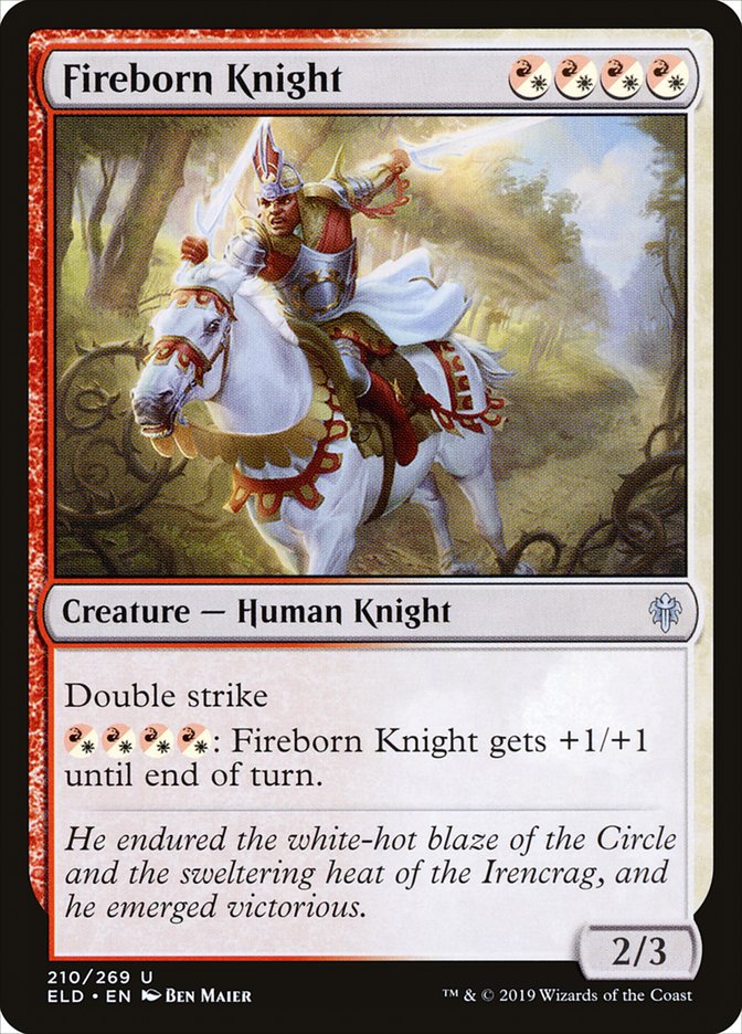 Fireborn Knight [Throne of Eldraine] | Card Merchant Takapuna