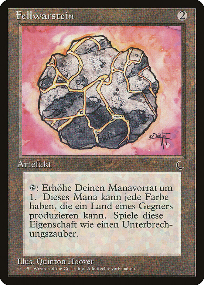Fellwar Stone (German) - "Fellwarstein" [Renaissance] | Card Merchant Takapuna