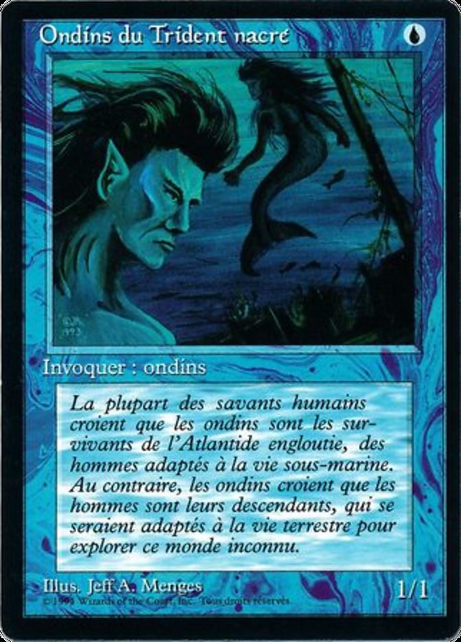 Merfolk of the Pearl Trident [Foreign Black Border] | Card Merchant Takapuna