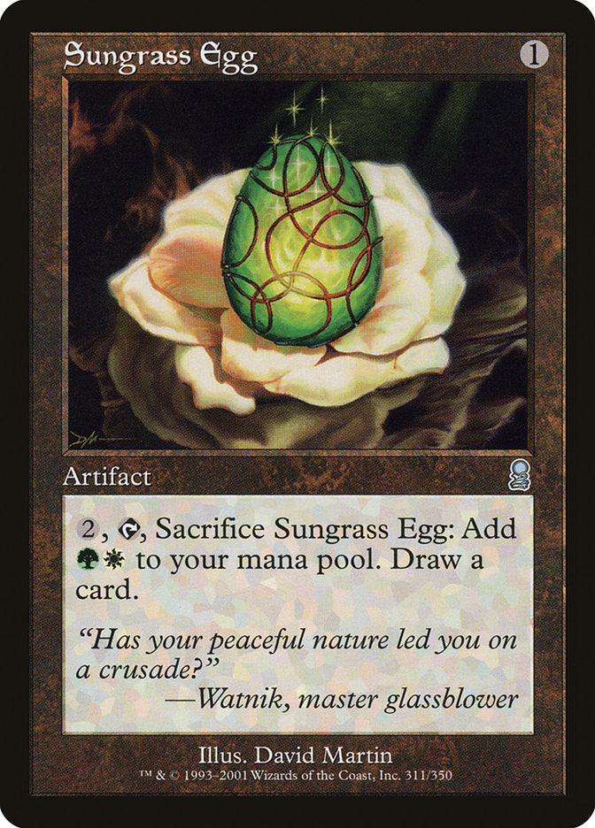 Sungrass Egg [Odyssey] | Card Merchant Takapuna