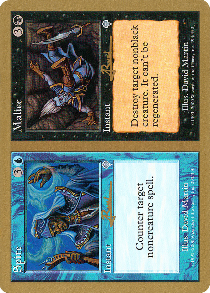 Spite // Malice (Antoine Ruel) [World Championship Decks 2001] | Card Merchant Takapuna